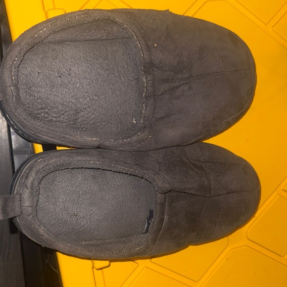 Stafford Essentials Charcoal Fleece Robe - Picture 1 of 6